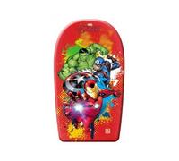 Body Board Super Heros 84 x 46 cm, Rouge - Planche de Surf Enfant, Garcon - Jeu d'eau, Glisse, Natation - Set Plage et Carte