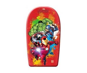 Body Board Super Heros 84 x 46 cm, Rouge - Planche de Surf Enfant, Garcon - Jeu d'eau, Glisse, Natation - Set Plage et Carte