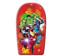 Body board super heros avengers marvel 84 x 46 cm rouge - planche de surf enfant garcon - jeu d'eau natation - set plage et carte Rouge