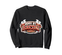 Body by Bacon Funny Carnivore Diet Meat Lover Low Carb Blague Sweatshirt