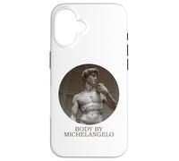 Body by Michelangelo David médiéval Amusant Renaissance Coque pour iPhone 16