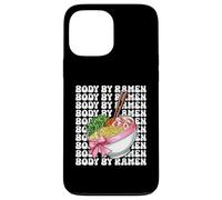 Body by Ramen, Nouilles japonaises Instant Lunch, Coquette pour Filles Coque pour iPhone 13 Pro Max