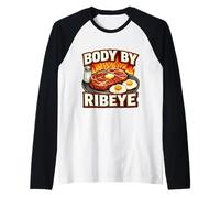 Body by Ribeye Carnivore Diet Keto Keto Meat Lover Gym Manche Raglan