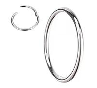 Body CAC Titane 1.0mm×7mm Anneau De Nez En Titane Hypoallergénique Pour Cartilage Tragus, Avec Fermoir De Qualité Implant Et Piercing Hélix Sans Couture