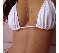 Body Chain Beach Bikini, Bohemian Chain Bra Sexy Body Accessories, Bijoux de corps pour femmes et filles, Simple Pentagram Star Chest Chain Harness Waist Chain Body AccessoriesDurabilité