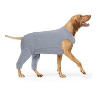 Body Chien, Body Post Operatoire Femelle Combinaison après Chirurgie Combinaison d’Opération de Chien Vêtements Chirurgicaux Anti-Léchage Gilet Post-Opératoire(Gris, 3XL)
