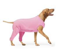 Body Chien Opération, Body pour Chien avec Pattes Arrière Combinaison de Protection Vêtements Postopératoires Manchon de Récupération Chirurgicale(Rose, 3XL)