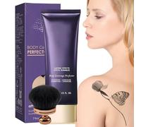 Body Concealer Cream, Leg Makeup Body Coverage Perfector with Brush, 2.28x5.04 Inches Long Lasting Legs Foundation for Beach, Swimming, Photo Ready Wedding, Natural
