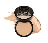 Body Concealer, Waterproof Skin Mark Concealer, 2.36 inches 20g Everyday Breathable High Coverage Primer for Travel, Beach Trip, Festival, Event and Stage Performance