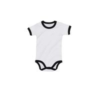 Body contrastÃ© bÃ©bÃ© Babybugz Blanc 3/6 mois