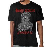 Body Count Carnivore T Shirt Funny Cotton Tee Vintage Gift for Men Black M