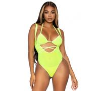 Body croisés et haut de bikini femme Leg Avenue Jaune TU