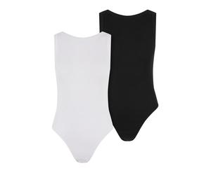 Body dÃ©bardeur cÃŽtelÃ© femme Urban Classics (x2) Blanc 3XL