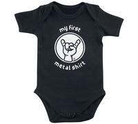 Body de Metal Kids - My First Metal Shirt - 56/62 à 80/86 - pour filles & garçonse - noir 4-9 Mois