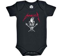 Body de Metallica - Metal-Kids - Scary Guy - 56/62 à 80/86 - pour filles & garçonse - noir 4-9 Mois