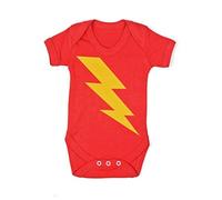 Body de super-héros pour garçons ou filles | Body Flash Flash pour bébé - Cadeau unique pour fête prénatale ou nouveaux parents | Baby Moo's UK (3-6 mois)