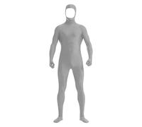 Body d'Halloween pour homme et femme - Visage ouvert - Spandex - Costume d'Halloween uni - Pour 2 peaux - Rubies - Combinaison générique - Combinaison de seconde peau - Avec poche ventrale - Noël,