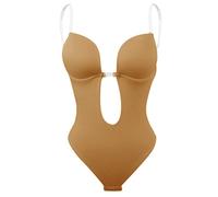 Body Dos Nu Mariage - Gaine Ventre Plat Dos Nu Soutien Gorge Fashion Lift Body Ouvert Body Dos Nu Gainant Invisible Lingerie pour Robe De SoiréE