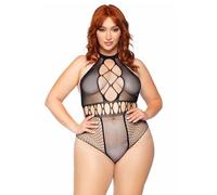 Body dos nu plus femme Leg Avenue Noir 1X/2X