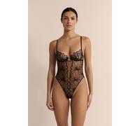 Body en broderie - Camelia - S - Noir - Femme - Etam