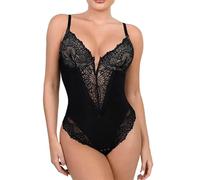 Body en Dentelle pour Femmes Body Amincissant V-Neck Tummy Control Shapewear String Shapewear Body Tummy Control Shapewear