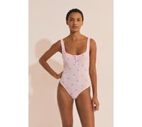Body en pointelle - Katell - S - Rose - Femme - Etam