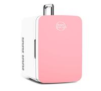 Body Escape Mini réfrigérateur pour soins de la peau et maquillage - Mini réfrigérateurs beauté à porte en verre - Réfrigérateur portable, compact, et silencieux pour le maquillage - 10L - Rose