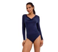 Body femme Falke Daily Drape Brief Bleu XS