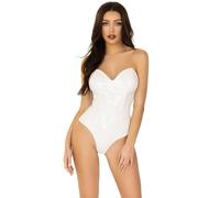 Leg Avenue Vinyl boned bodysuit, L