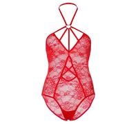Body femme Leg Avenue with Heart and Keyhole Accent Rouge S/M