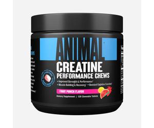 Body&Fit Animal Creatine Performance Chews - 120 comprimés à mâcher