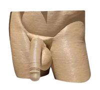 Body Form vase vase Unique Planter pénis vase décor drôle de corps mâle Planteur pénis planter pot de fleurs décor de jardin à la maison 4,7x5 x3,9 pouces de décoration de pénis beige pots de fleurs
