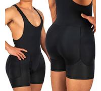 Body Gainant Amincissant Boxer Ventre Plat Homme Invisible Culotte Push Up Fesse Et Hanches Gaine Panty Taille Haute