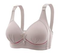 Body Gainant Plat Women's Anti Sagging Bra Bras for Senior Women Correcting Bra Breathable Bras Body Dentelle Sexy (Grey, C)