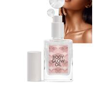 Body Glitter Oil,Body Brightening Liquid, Luminateur Liquide Longue Durée Smooth Shimmer, Fragrance Glitter Oil, Glitter Liquide pour Visage Corps (01#, 30ML)