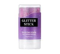 Body Glitter Stick, 15g Girl Body Glitters Gel, peinture pour visage de paillettes, Hair Shimmer Festival Halloween Festival, surligneur adapté à peau pour scène, fête, les performances, les