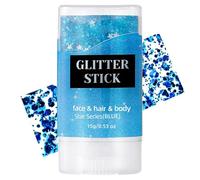 Body Glitter Stick, 15g Girl Body Glitters Gel, peinture pour visage de paillettes, Hair Shimmer Festival Halloween Festival, surligneur adapté à peau pour scène, fête, les performances, les