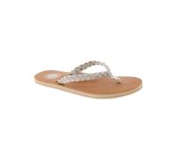 Body Glove Euphoria Tongs tressées pour femme en cuir végétalien - Sandales élégantes, Coco/Abalon, 37.5 EU