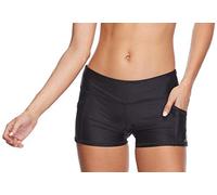 Body Glove Rider Short de Bain Hybride à Taille élastique avec UPF 50+ Bas de Bikini, Noir, 34 Femme