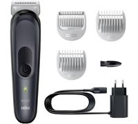 Body Groomer 3 Tondeuse Pour Le Corps, Avec Sabot Pour Zones Sensibles, Bg3350, Noir/Gris,