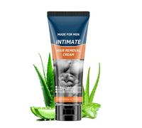 Body Hair Removal Cream, Men Refreshing Nourishing Lotion, 120g Smooth Skin Care Formula, Gentle Hair Dissolving Cream for Hands Underarm Back, Dating Beach Trip Vacation Grooming Use