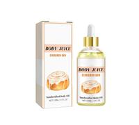 Body Juice Oil Peach Perfect - Body Juice Oil Vanilla,Body Juice Oil Strawberry,Body Juice Oil Mango,Body Juice Cinnamon Bun Body Oil,Wild Plus Beauty Body Juice Oil,Hand Crafted Body Oil. (Cinnamon)