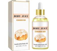 Body Juice Oil Vanilla Cream - Mango Cake Scented Handcrafted Body Oil, Natural Perfume Moisturising Massage Oil, Body Juice Oil,Nourishes Body & Maintains Moisture (Cinnamon buns)