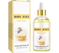 Body Juice Oil Vanilla Cream - Mango Cake Scented Handcrafted Body Oil, Natural Perfume Moisturising Massage Oil, Body Juice Oil,Nourishes Body & Maintains Moisture (Vanilla)