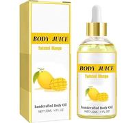 Body Juice Oil Vanilla Cream - Mango Cake Scented Handcrafted Body Oil, Natural Perfume Moisturising Massage Oil, Body Juice Oil,Nourishes Body & Maintains Moisture (Mango)