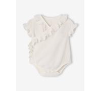 VERTBAUDET Body Manches Courtes bébé Fille écru 18M(81CM)