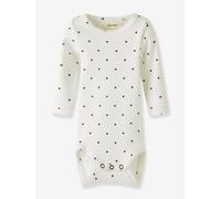 Body manches longues bébé fille Lil' Atelier BABY cœurs écru 12M(74CM)