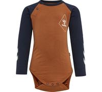 Body manches longues bébé garçon Hummel Ceasar Marron 4/6 mois