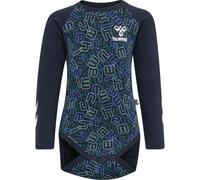 Body manches longues bébé garçon Hummel Olly Bleu 2/4 mois