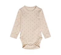 Body manches longues bébé Hummel Mini AOP Beige 2 ans
